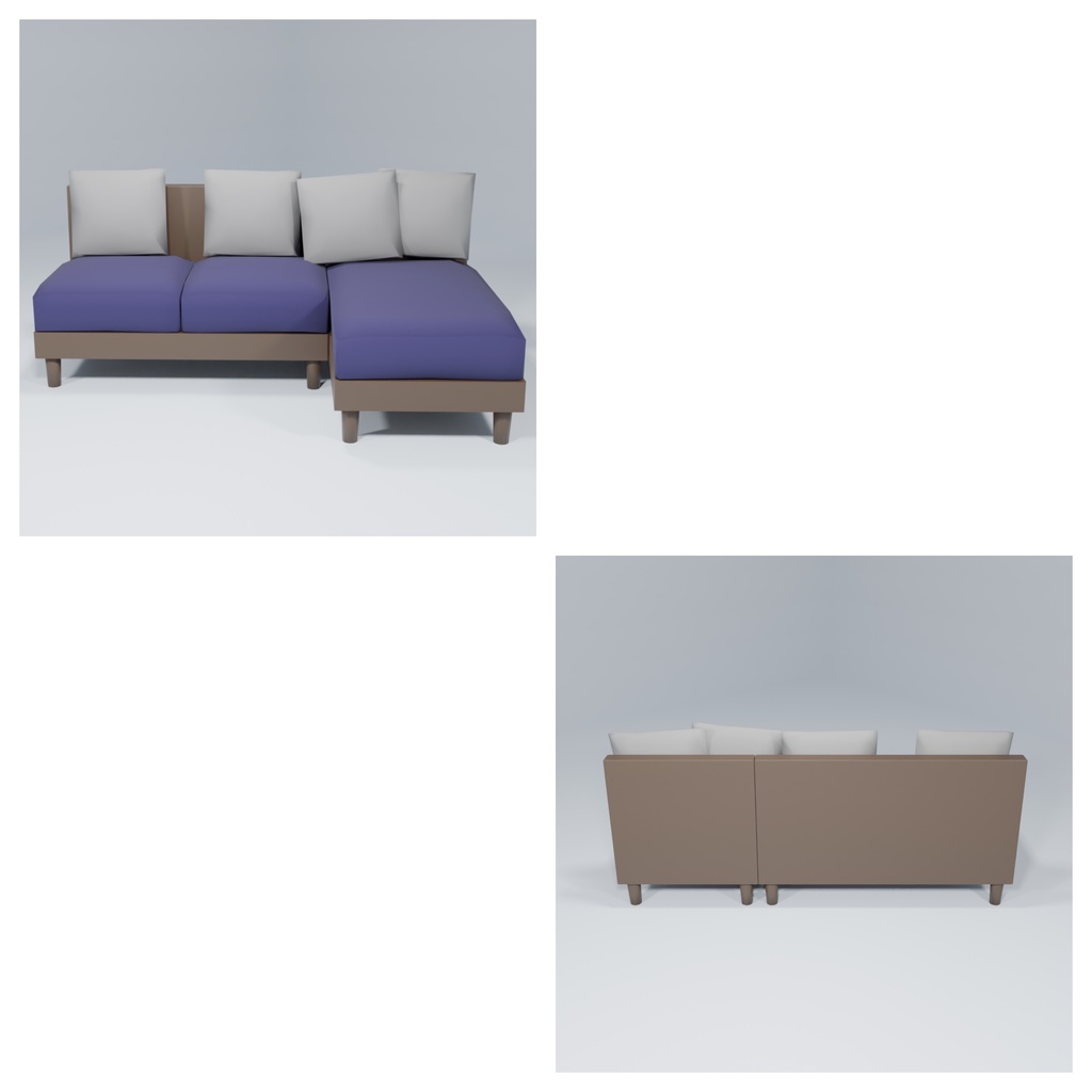 【3Dモデル】ソファvol.5¦sofa.vol.5