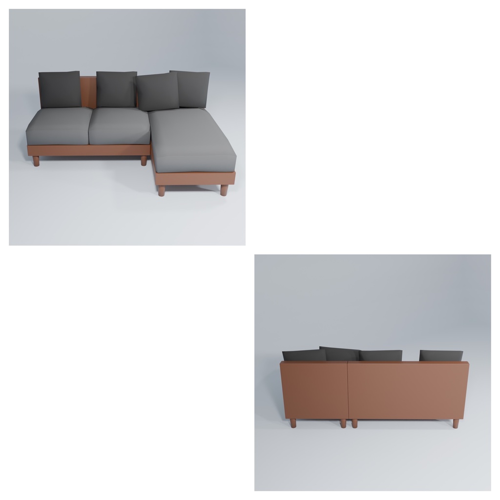 【3Dモデル】ソファvol.5¦sofa.vol.5
