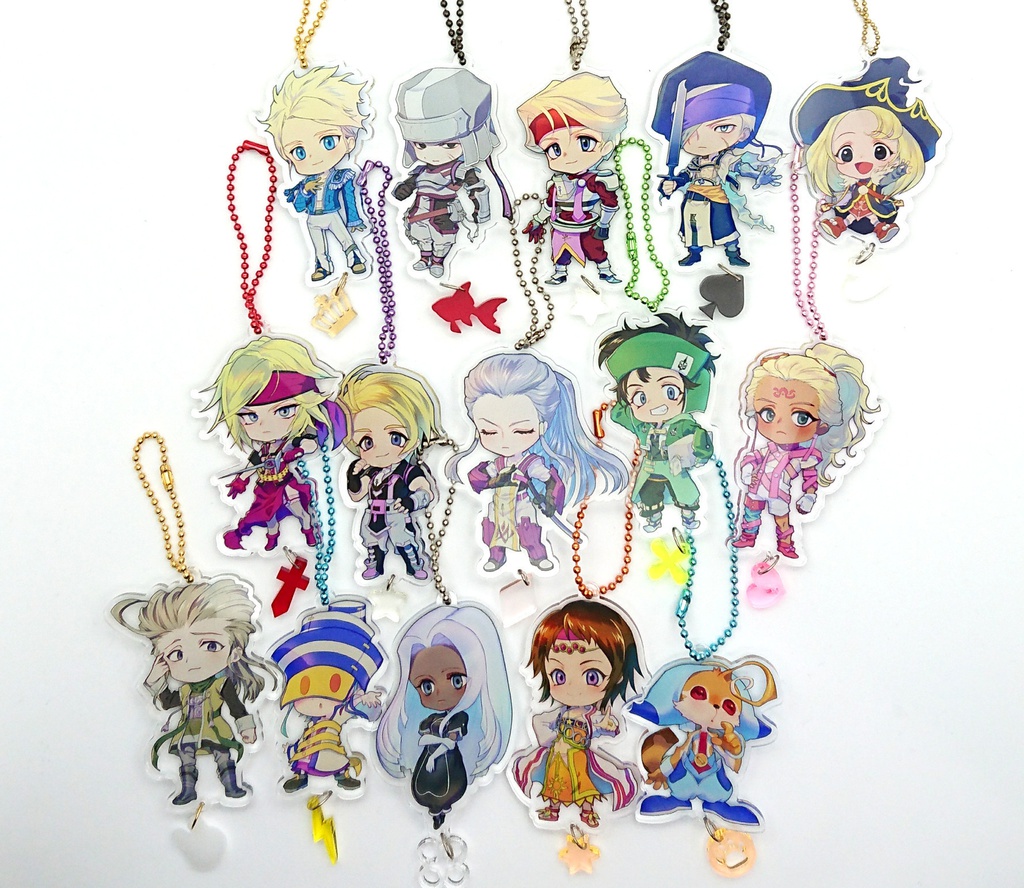 アンリミテッドサガ 同人アクリルキーホルダー(全15種)