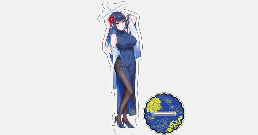サオリ(チーパオ)アクリルフィギュア