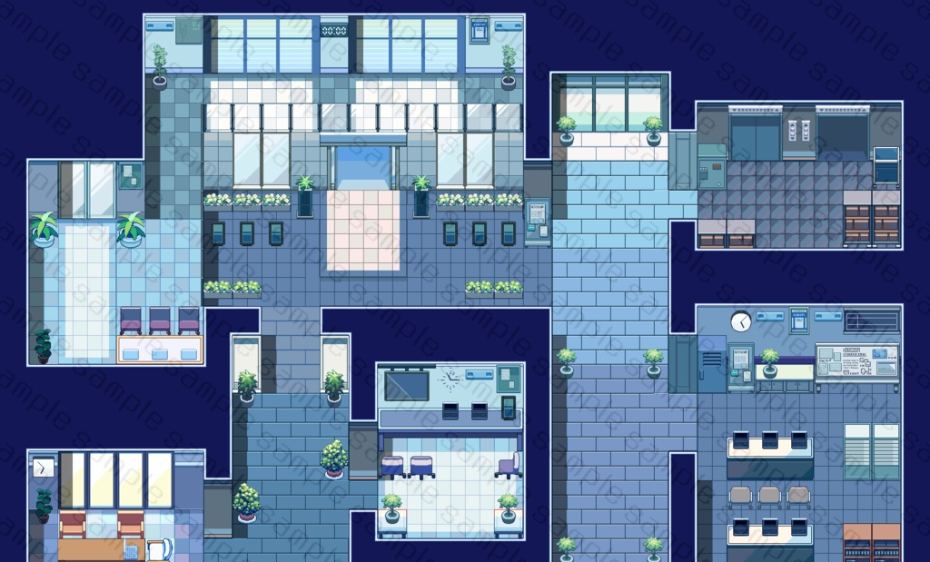 クリアライトオフィスセット_Unite