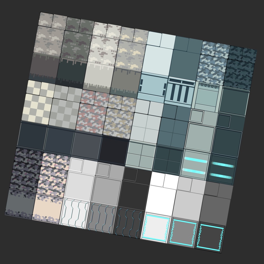 工事・建設現場_タイルセット_Unite