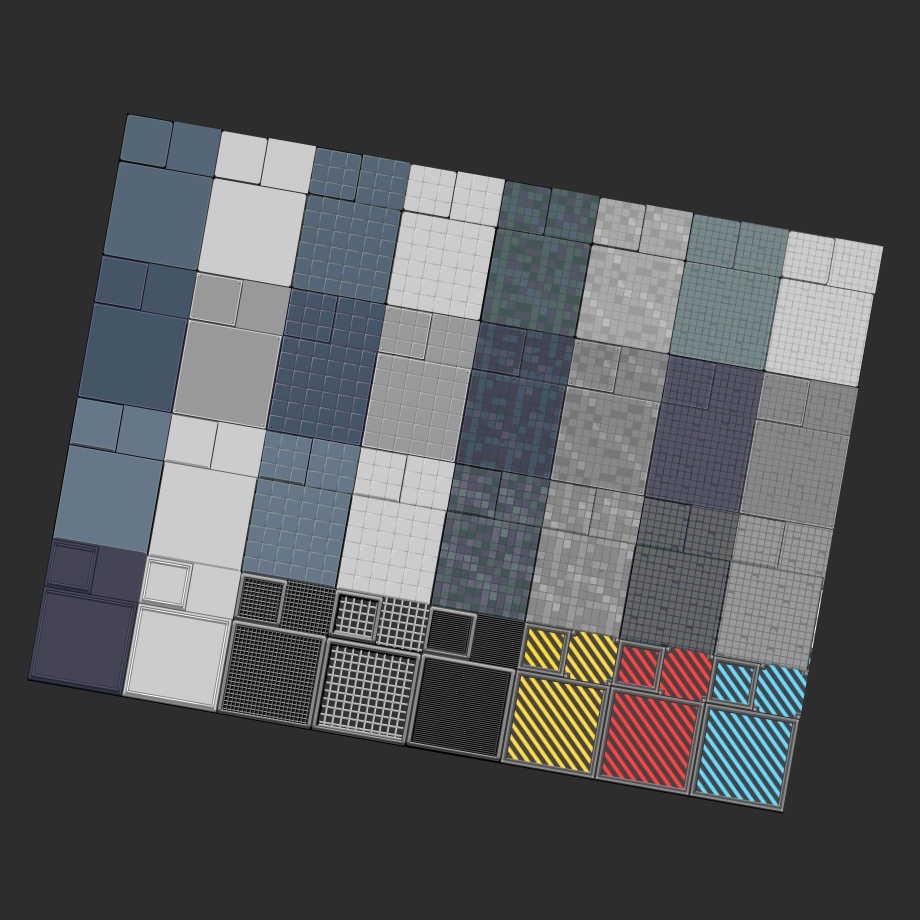 工事・建設現場_タイルセット_Unite