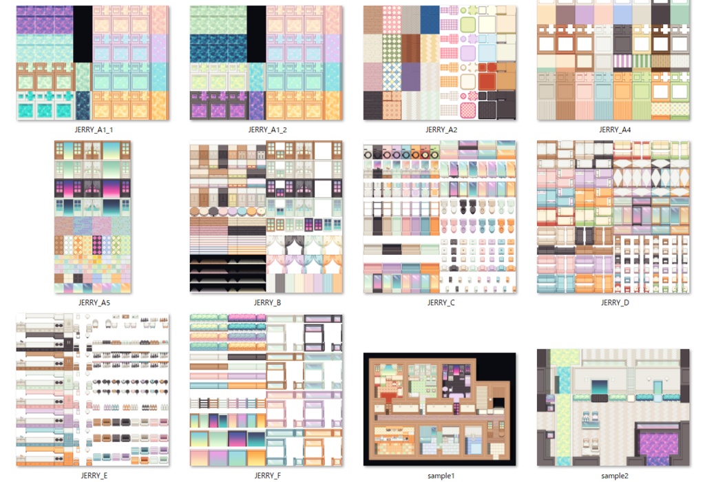 シュガージェリー内装タイルセットMV・MZ