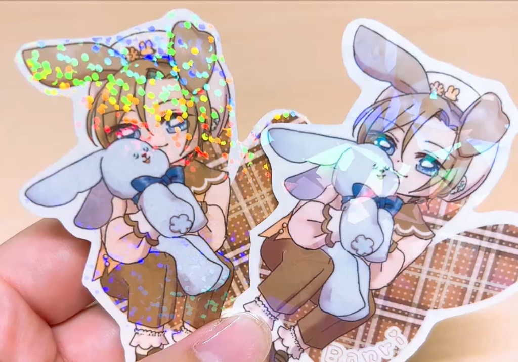 キラキラホロシール