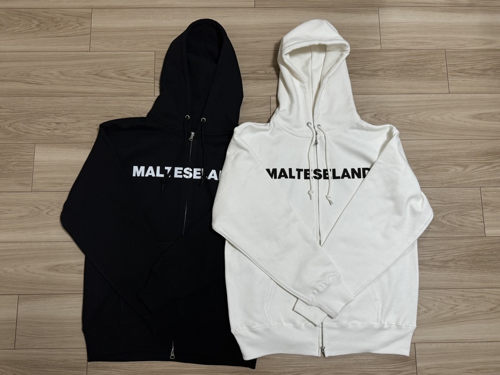 胡桃 デザインダブルジップパーカー BLACK