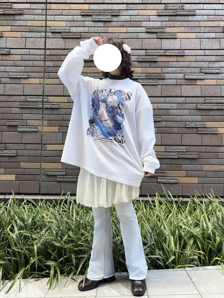 フリーナ ビッグシルエットロングスリーブTシャツ