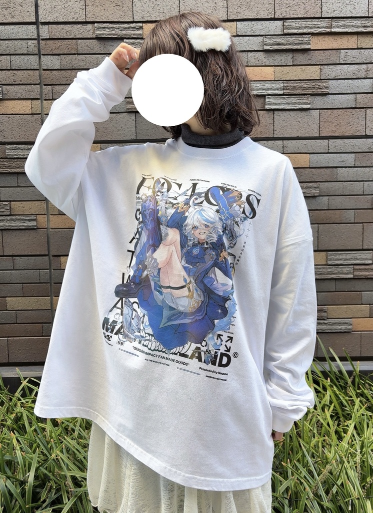 フリーナ ビッグシルエットロングスリーブTシャツ