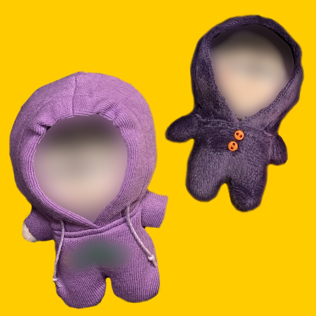 ほわぬいサイズ簡単ロンパース