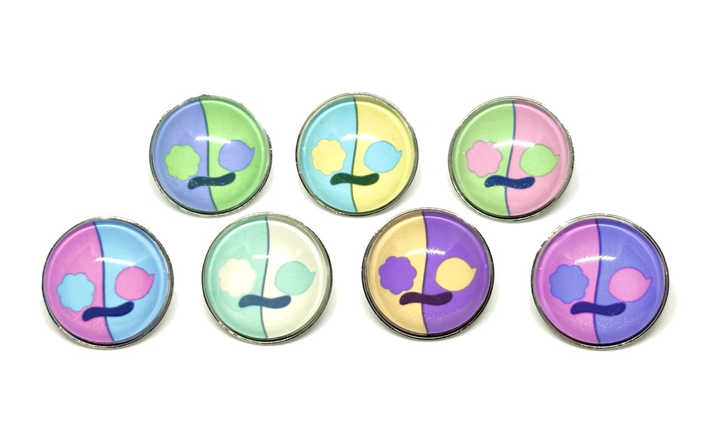 おジェスず ドームバッジ【ピンズタイプ】