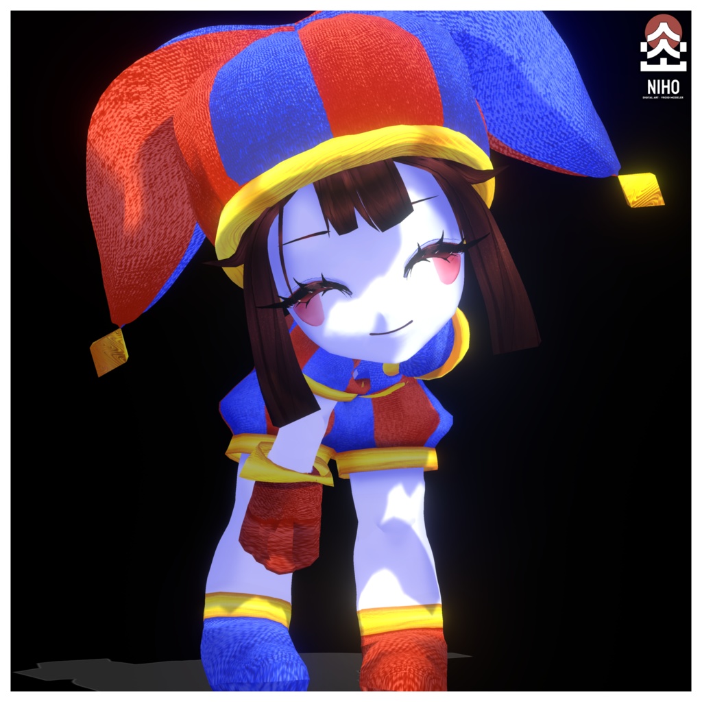 【Vroid Model】 Pomni - Digital Circus ポムニ・デジタル・サーカス