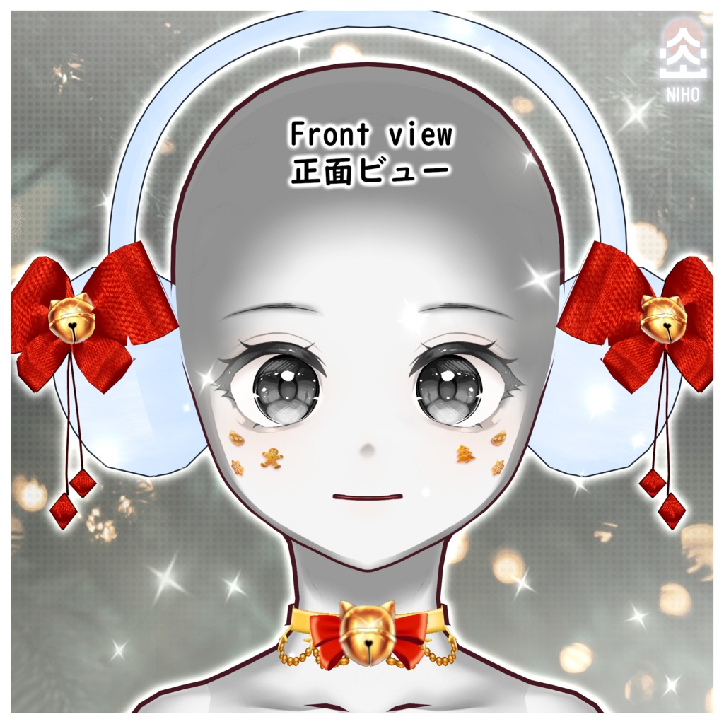 Christmas Outfit クリスマスの衣装 【VRoid】Custom Item カスタムアイテム