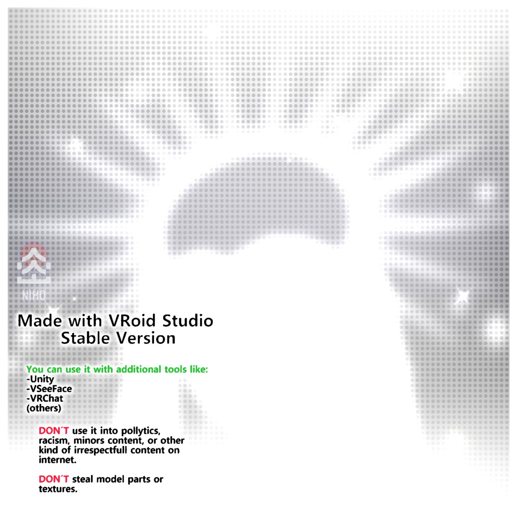 Angel halo 天使の輪 【VRoid】Custom Item カスタムアイテム