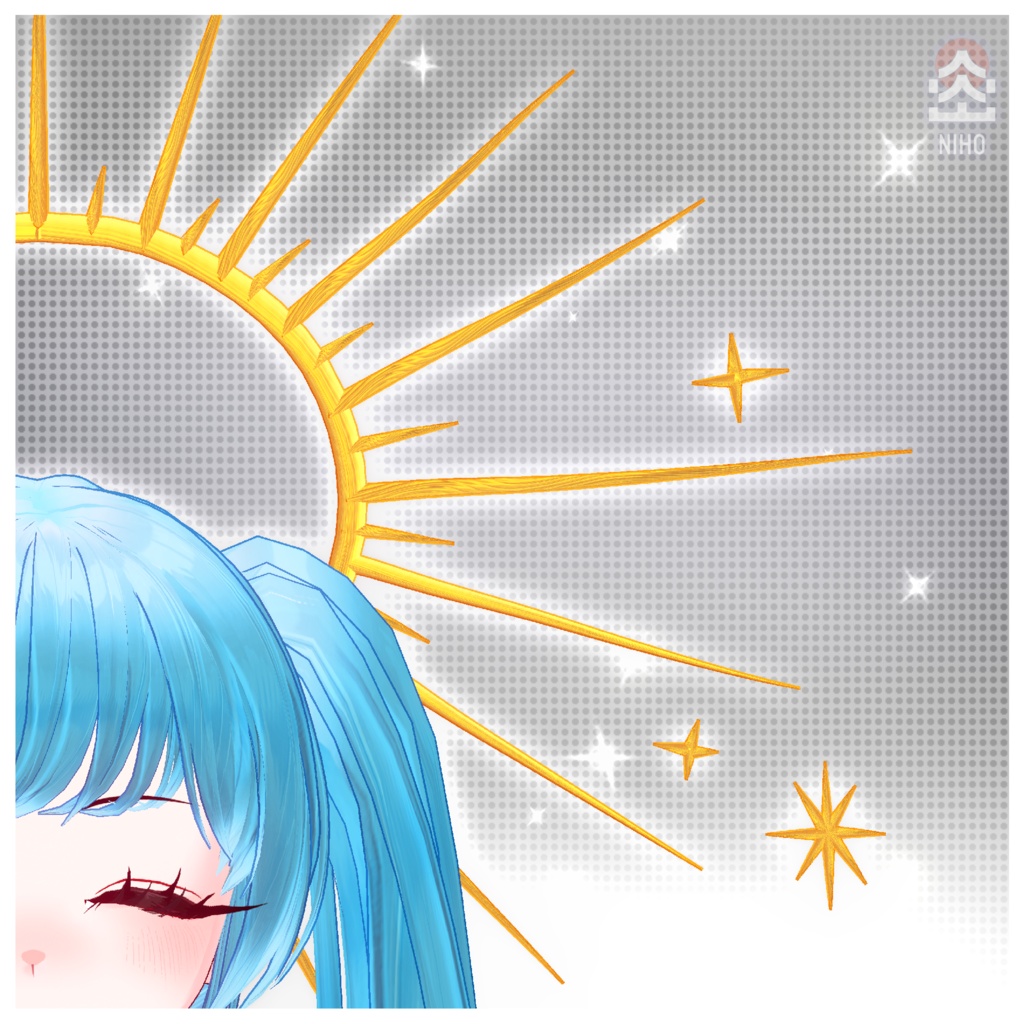 Angel halo 天使の輪 【VRoid】Custom Item カスタムアイテム