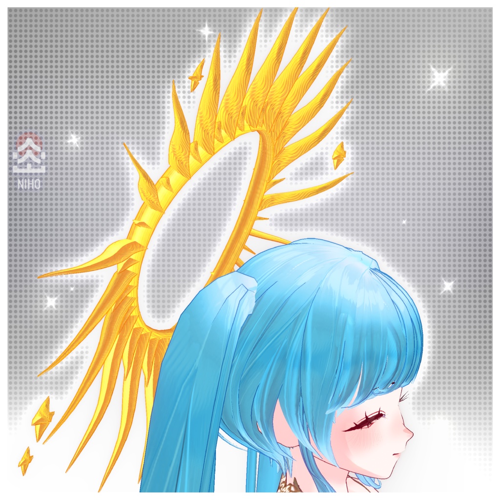 Angel halo 天使の輪 【VRoid】Custom Item カスタムアイテム