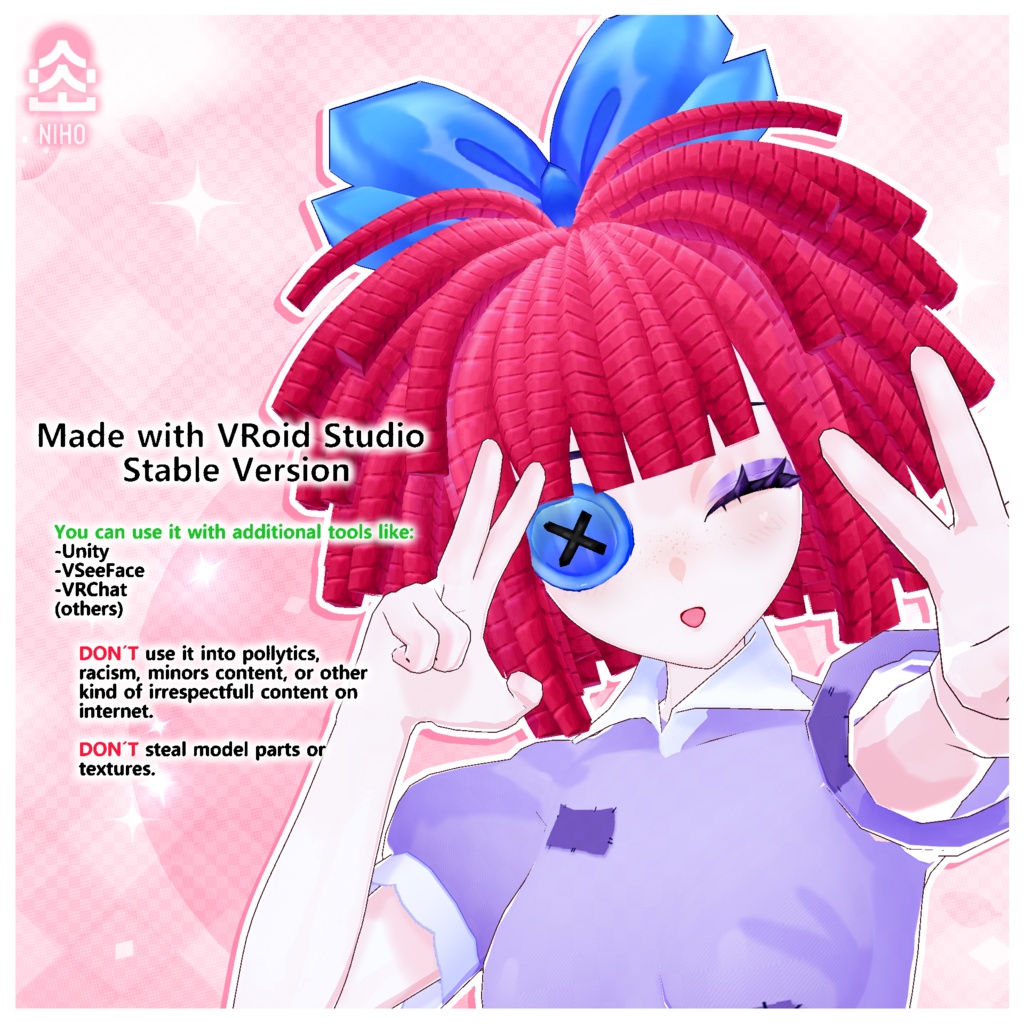 Ragatha🧶ラガタ 【VRM and VRoid File】