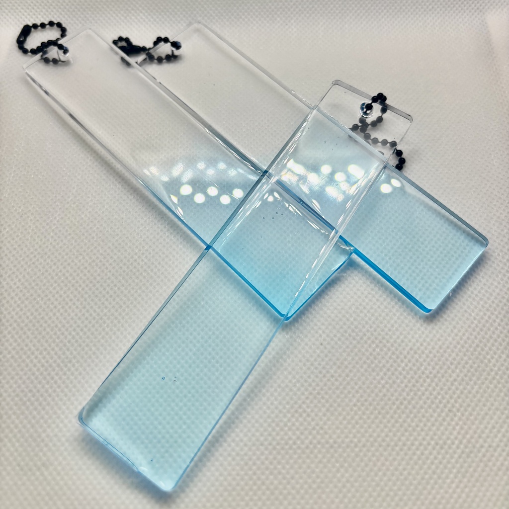 アクリルレジン栞キーホルダー