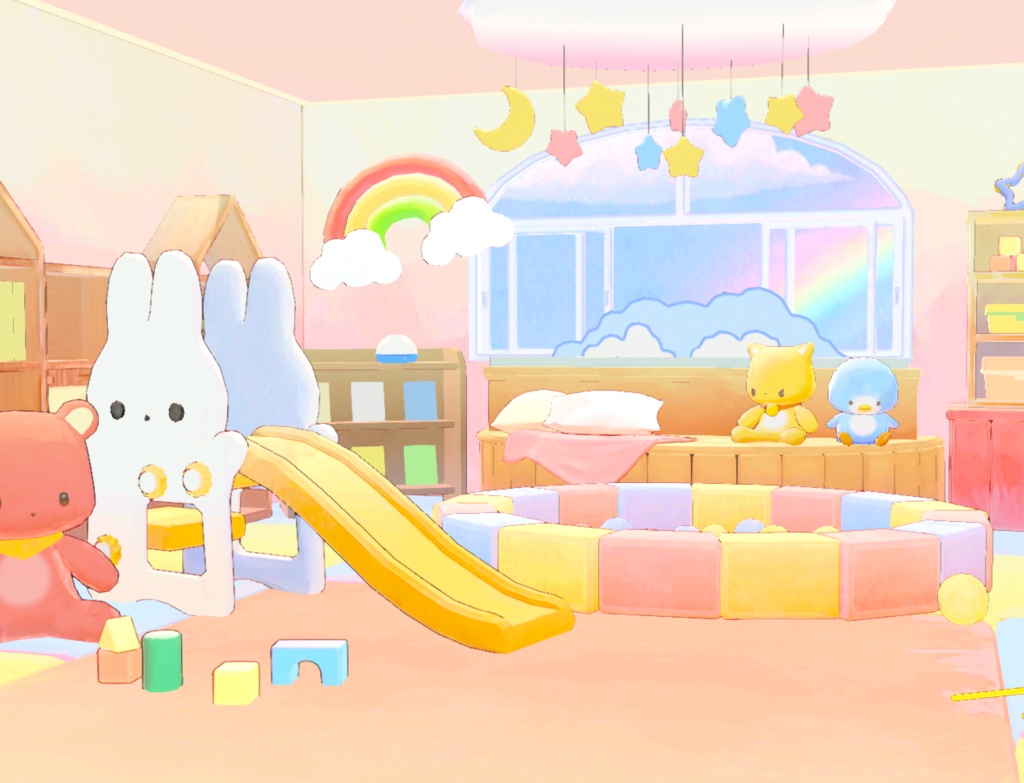 [Warudo Standard/liltoon] playroom