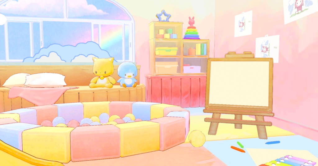 [Warudo Standard/liltoon] playroom
