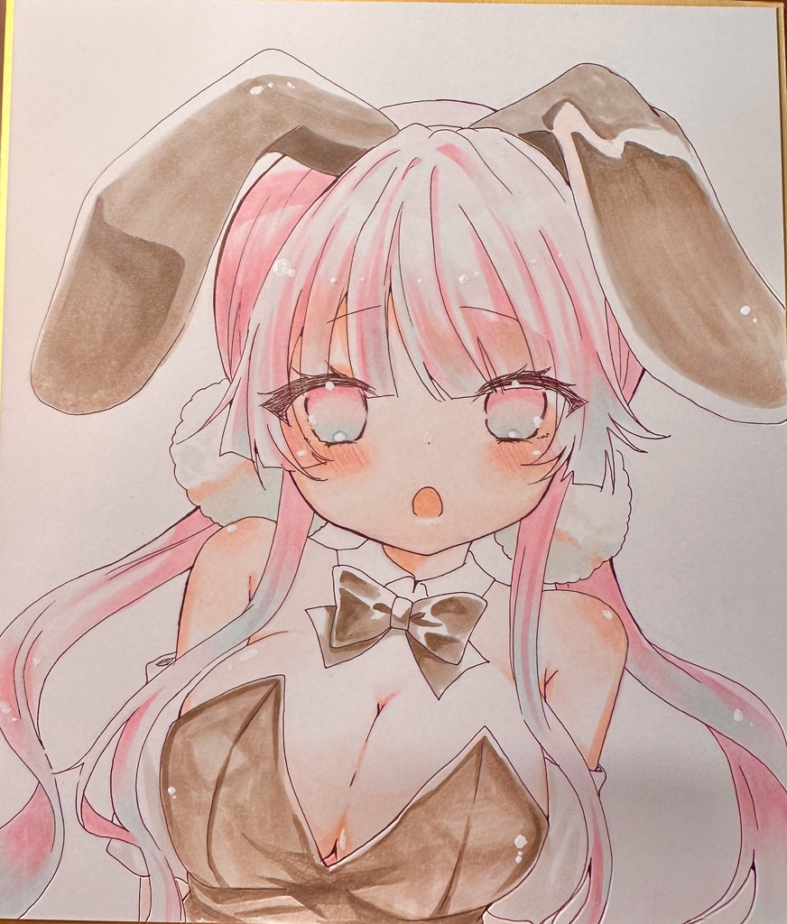 めちゃかわ原画色紙