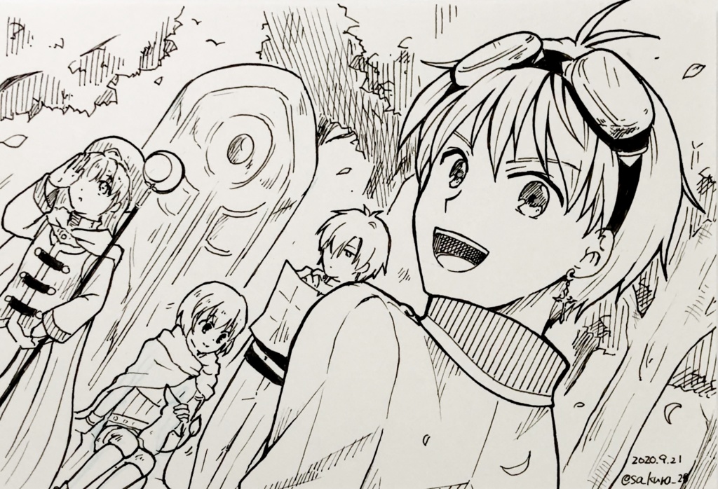 モノクロ原画 クリックポスト 2 8小屋 Booth