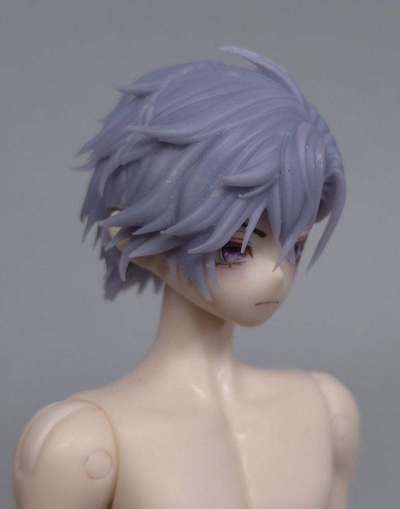 【友瞳】シチリアの追憶対応　カスタムヘアパーツ02　無塗装品