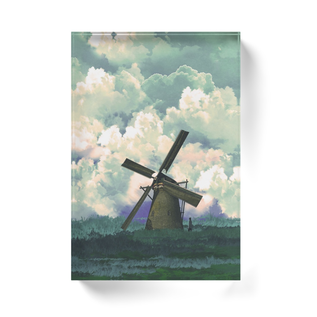 「風の向こう」 アクリルブロック