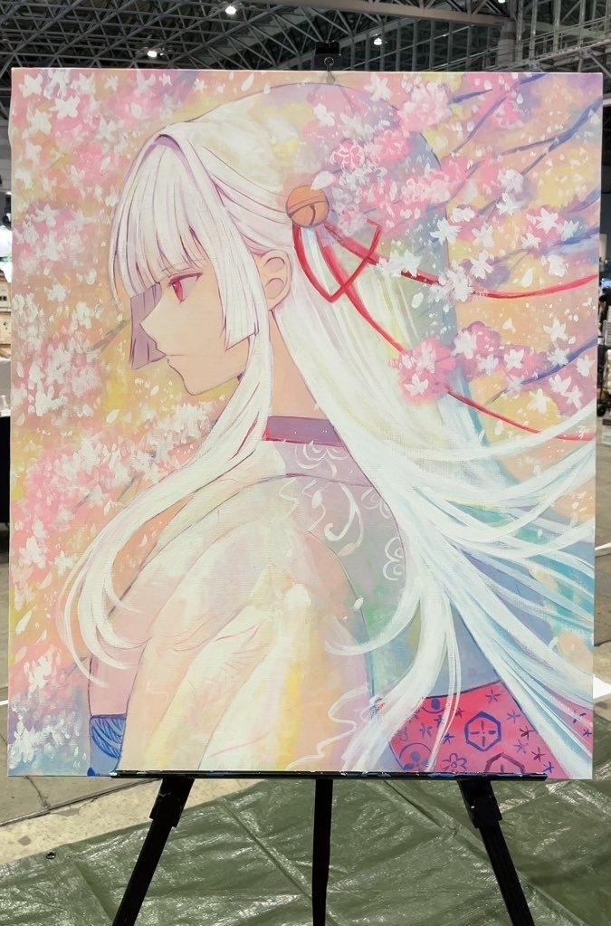 1 o'clock“ F20号原画現代アート絵画