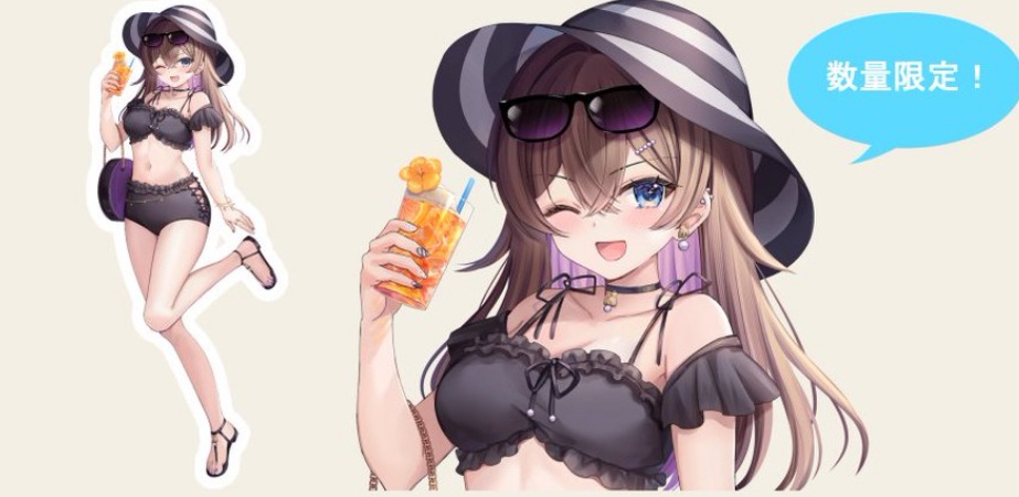 ギャル巫女アクリルスタンド