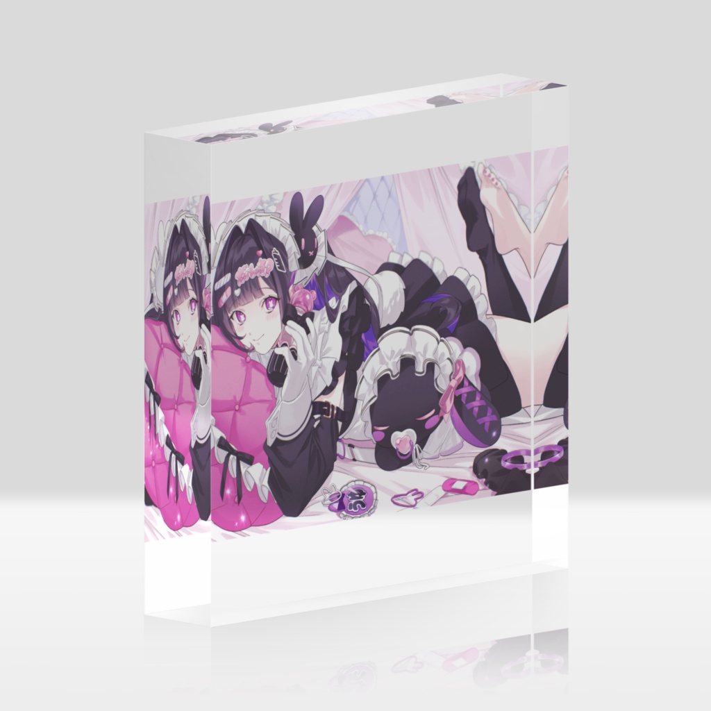 キービジュアルアクリルブロック