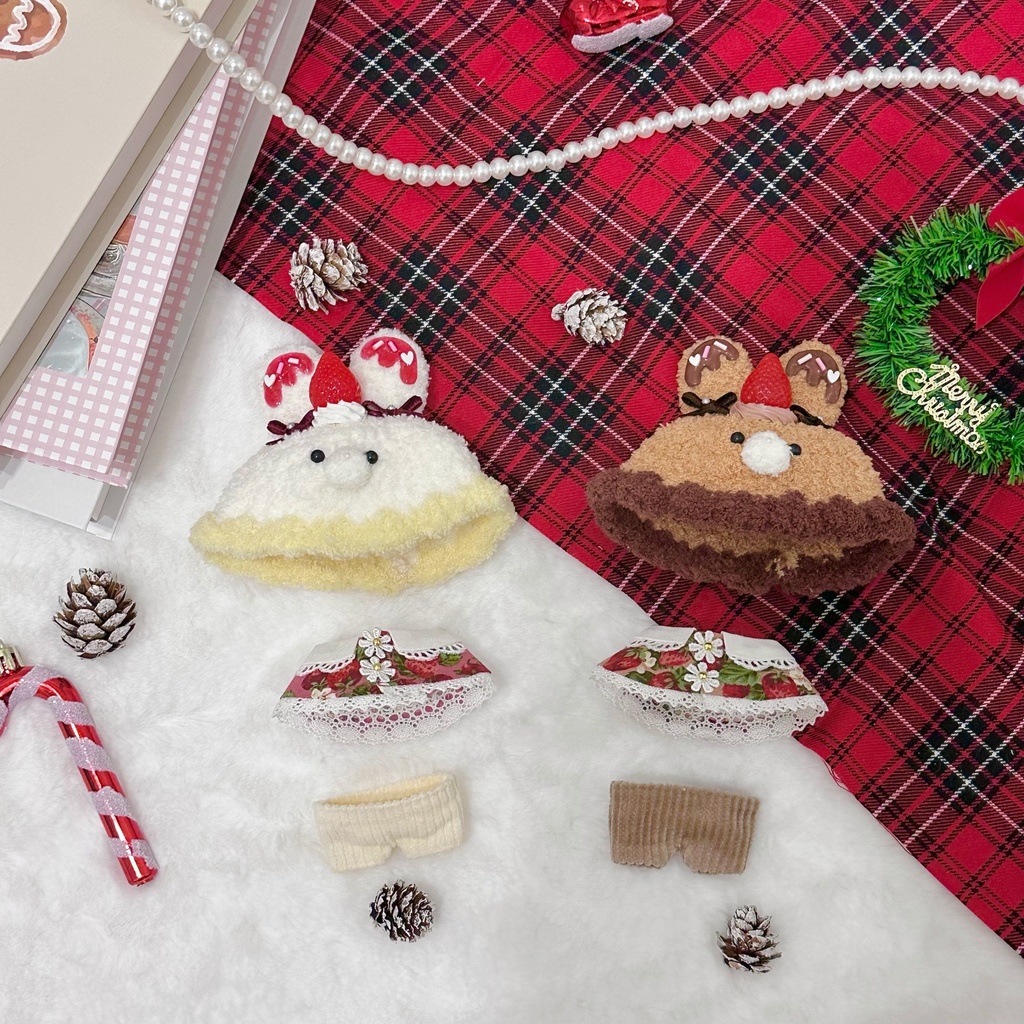 クリスマスケーキ うさぎぬい服