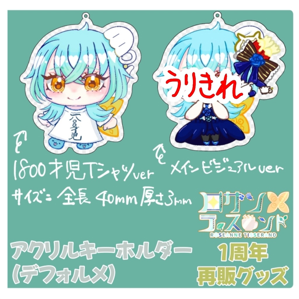 1周年・2周年グッズ再販分