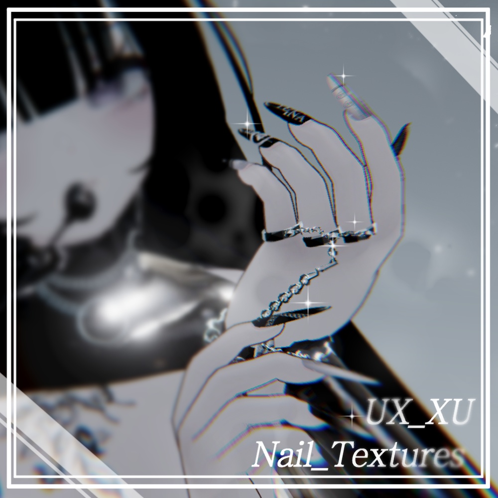 【MDollnail対応】 Point nail Texture