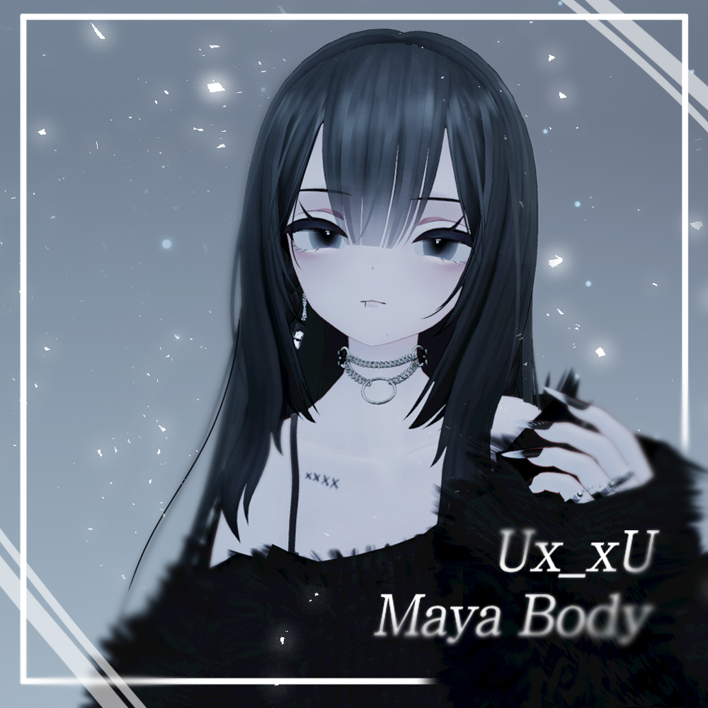【舞夜-Maya】 𝐁𝐋𝐀𝐂𝐊♦ NAIL&MAKE UP PACK
