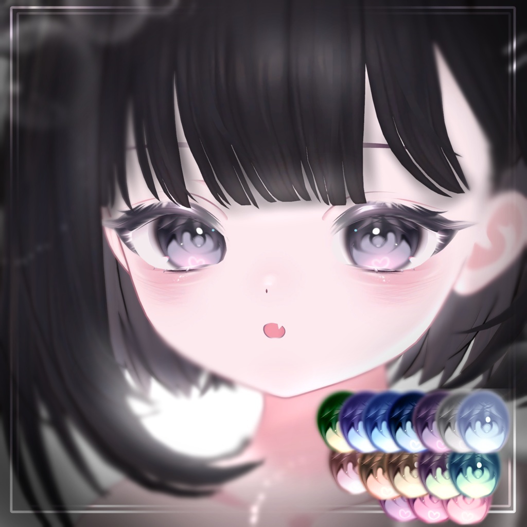 【ショコラ-Chocolat】★ 𝐌𝐀𝐑𝐔 EYES&MAKE UP PACK