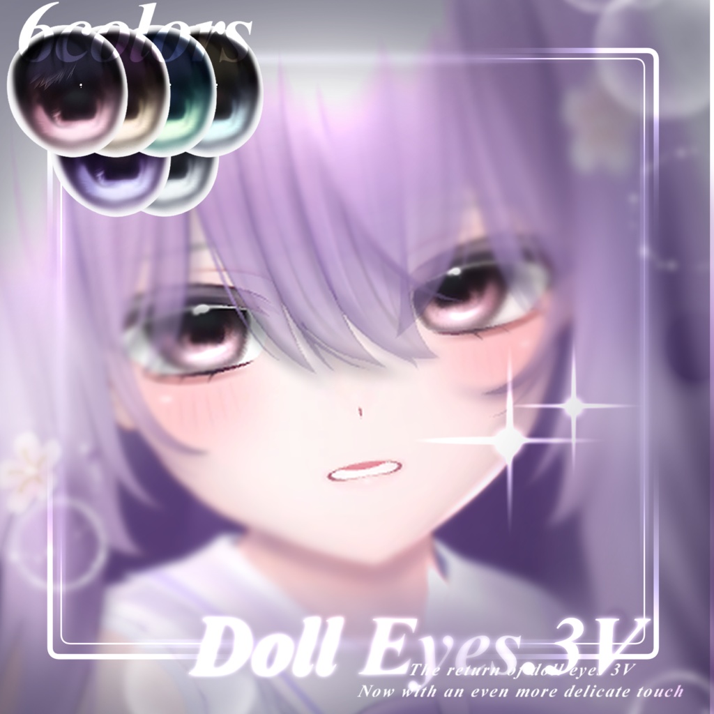 【9アバター対応】𝐃𝐨𝐥𝐥 .𝟑♦ EYES PACK | ShapeKey Edition