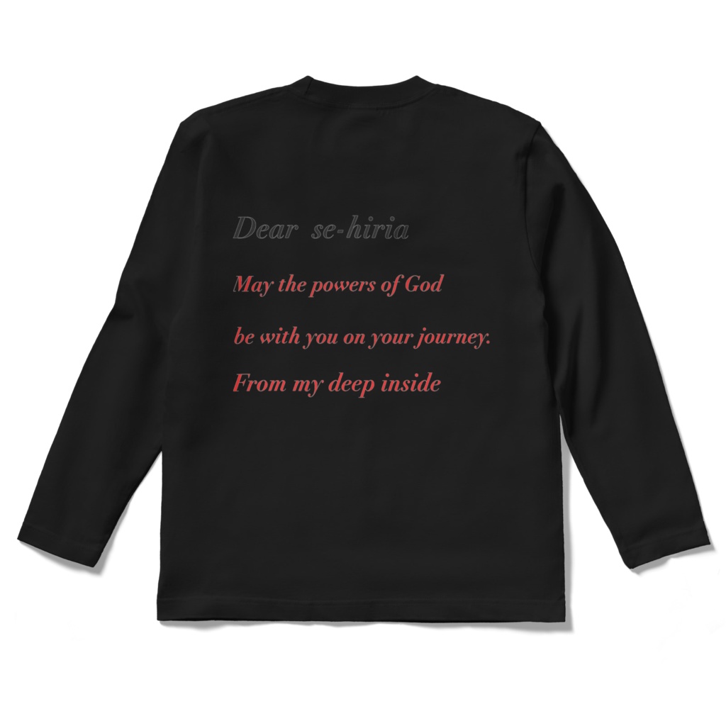 sehiria ロングスリーブシャツ 黒