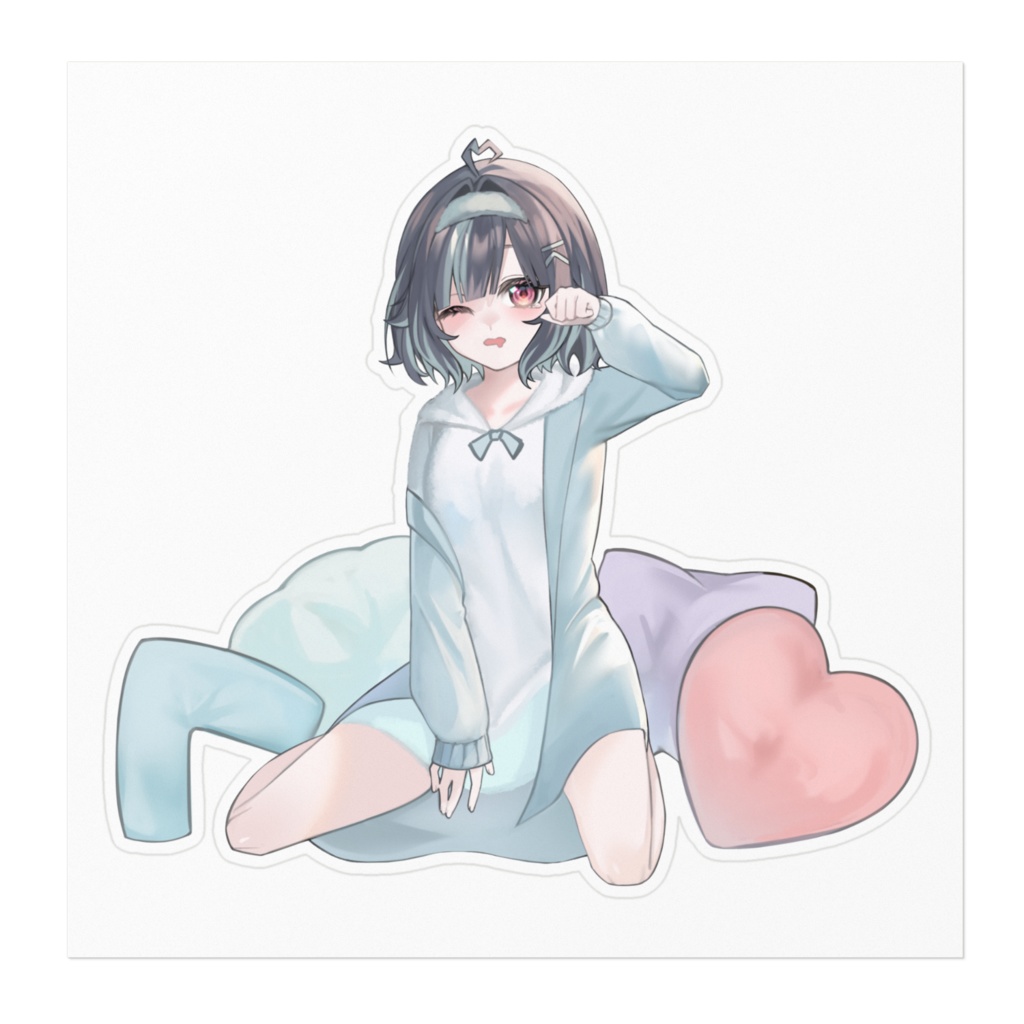 【ステッカー】恋水凪 部屋着衣装【新衣装】