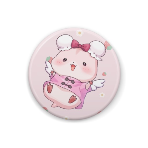 【苺恋野あまみ🍓】缶バッジ【新衣装記念グッズ】