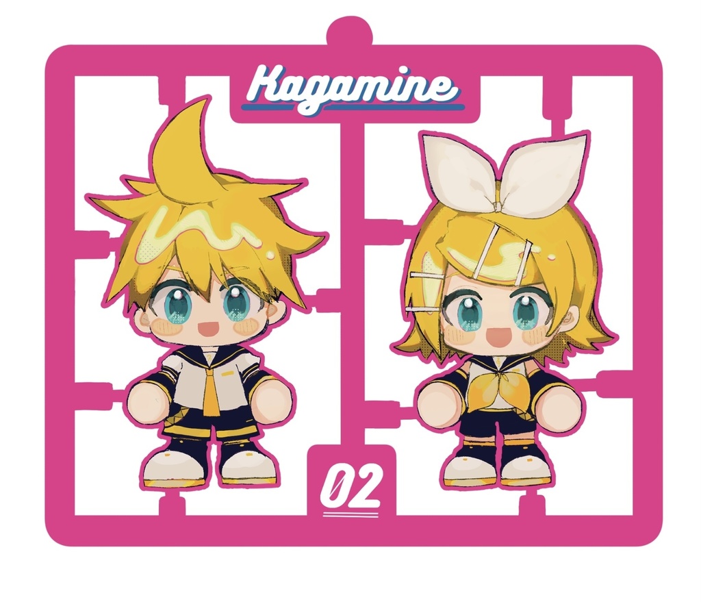 プラモ風アクキー