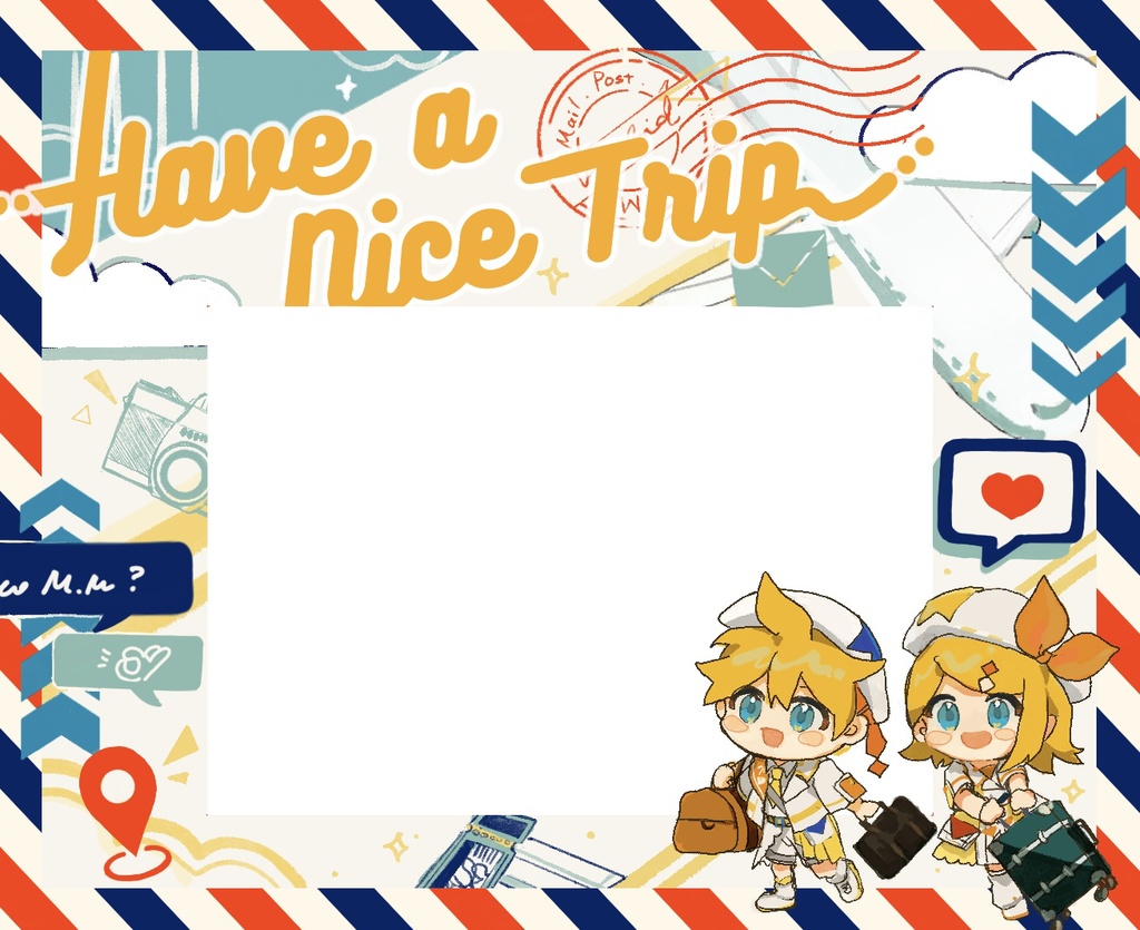 切手風シールセット