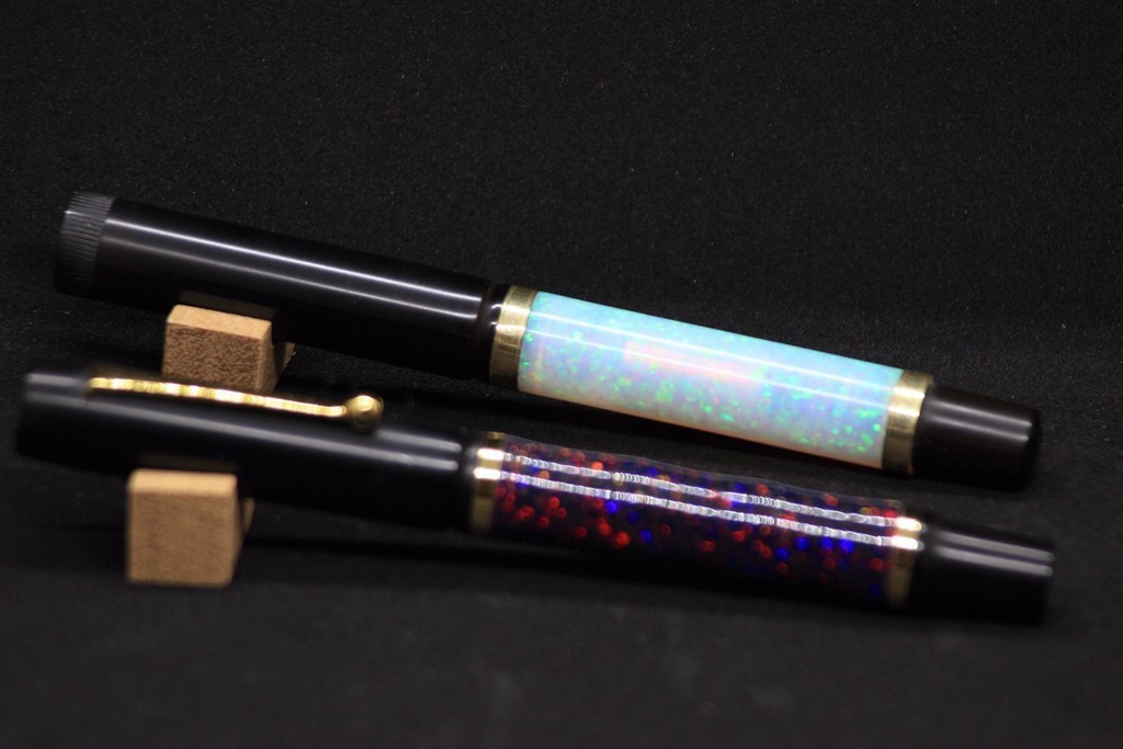 遊色万年筆軸 夜の標べ