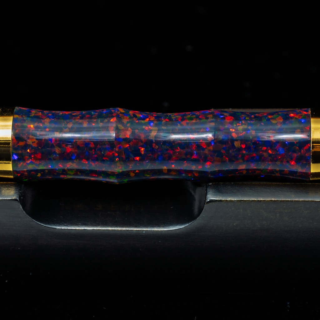 遊色万年筆軸 夜の水鏡