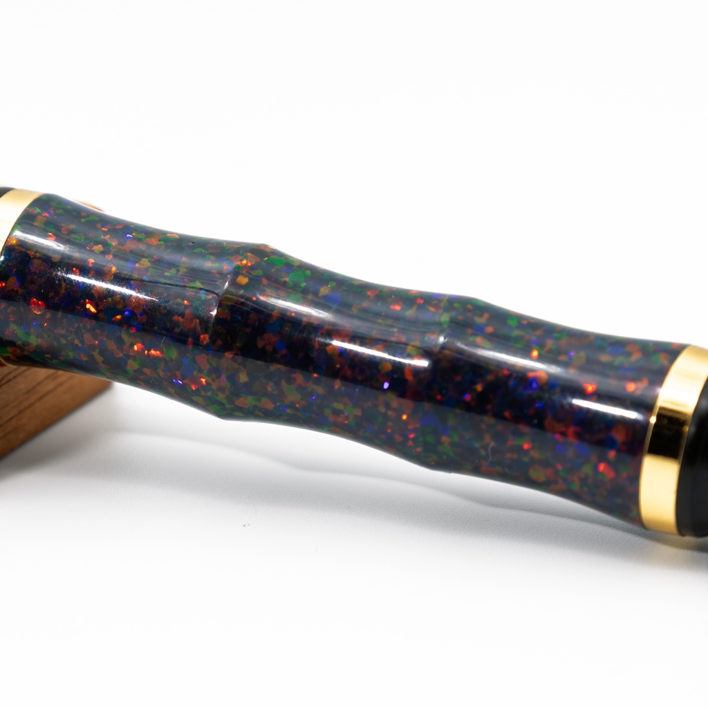 遊色万年筆軸 夜の水鏡