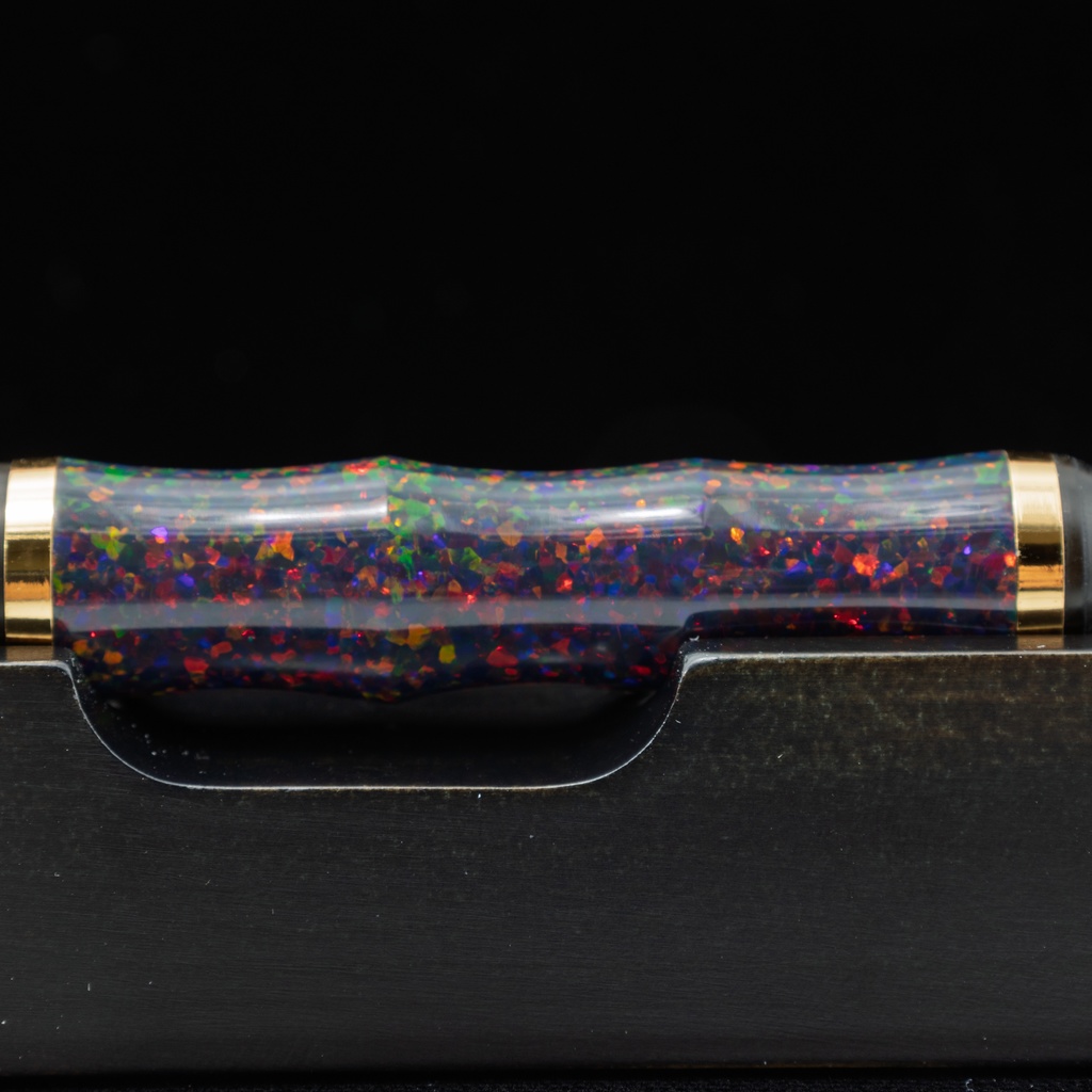 遊色万年筆軸 夜の水鏡