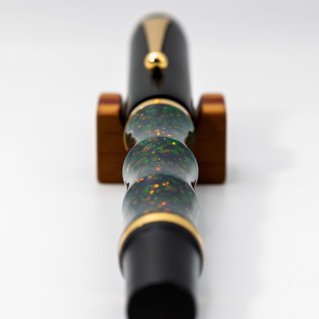 遊色万年筆軸 夜の水鏡