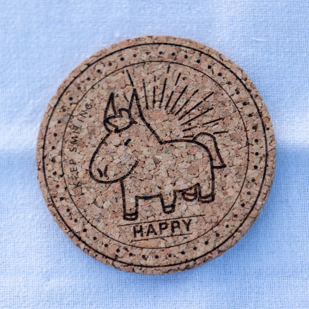 馬イラストコースター