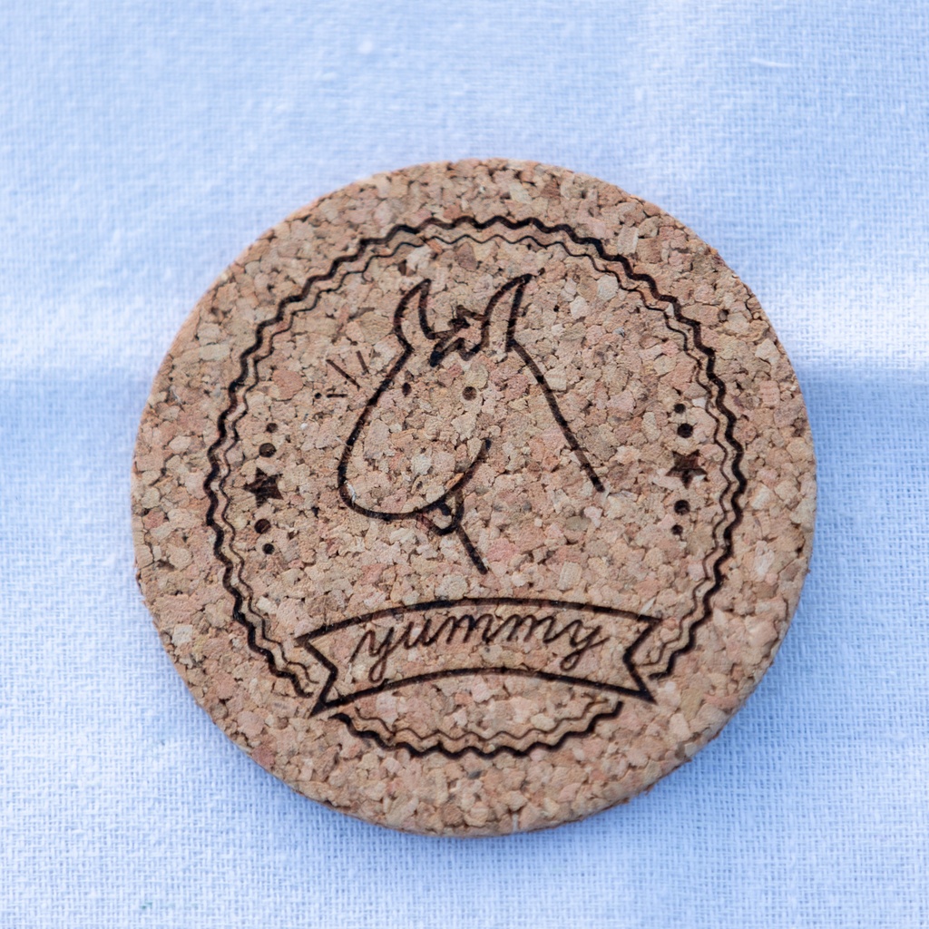 馬イラストコースター