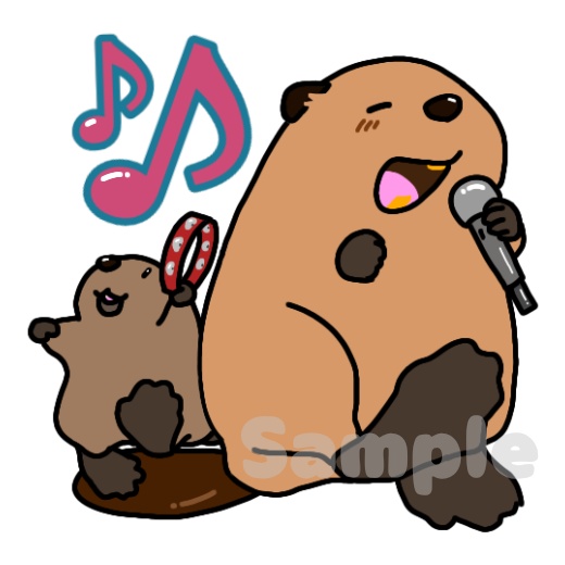 びったんアクキー