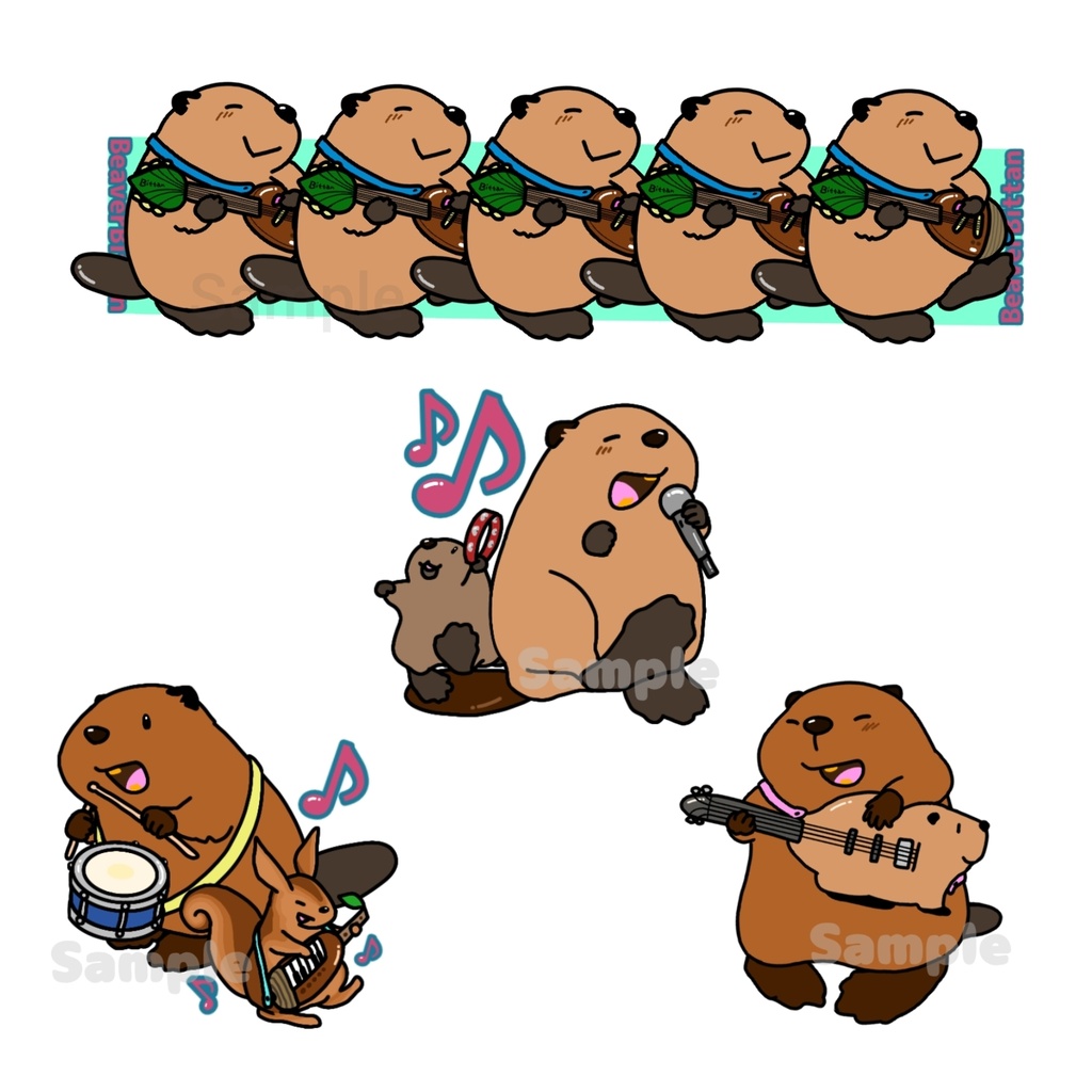びったんバンドシールセット
